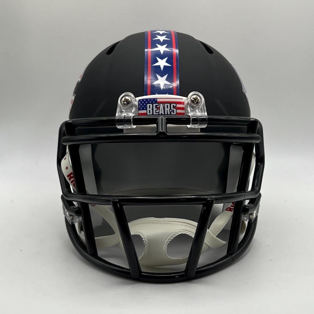 Chicago Bears CUSTOM Matte Black Stars & Stripes Mini