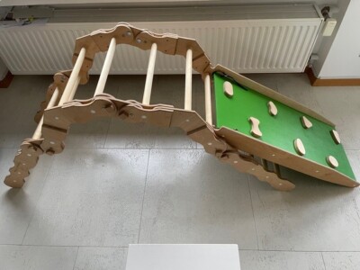 Klettergerüst aus Holz von woodwork for kids (Indoor, wandelbar)