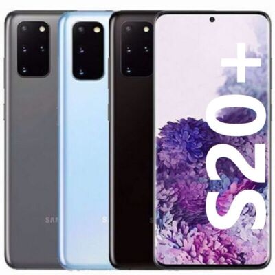 Factory Unlocked Samsung Galaxy S20+ Plus SM-G986U 128GB Blue / Gray Open Box US