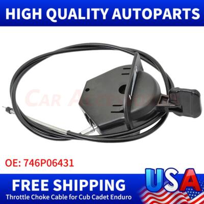 #ad #ad For CUB CADET 746P06431 Throttle Choke Cable Enduro XT1 XT2 GT50 GT54 LT46 LT50 $17.99