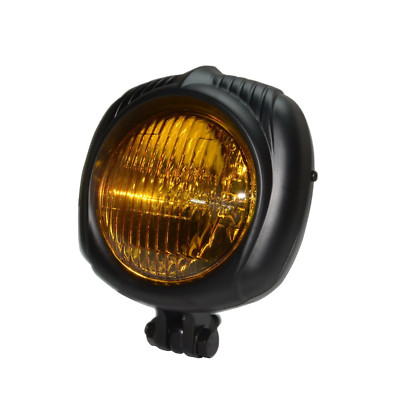 4 1/4'' black motorcycle Vintage retro headlight Harley chopper bobber cafe racer