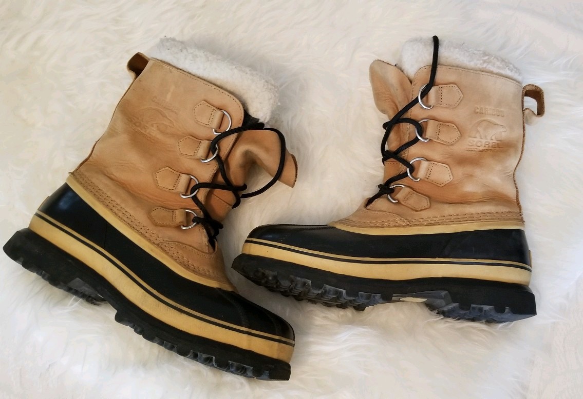 Sorel Men's Winter Caribou Boot Size 7 TAN Waterproof NM1000-281
