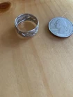 Vintage 925 Sterling Silver Band Ring Size 9