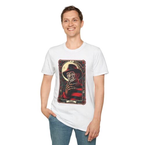 Freddy Krueger Tarot Card Tee – Horror Movie Mashup Shirt - Picture 10 of 11