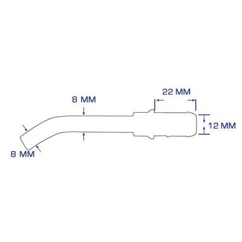 Guía de fibra óptica dental punta de gafas B8 mm para pájaro carpintero luz de curado LED T4 Foto 3 de 4