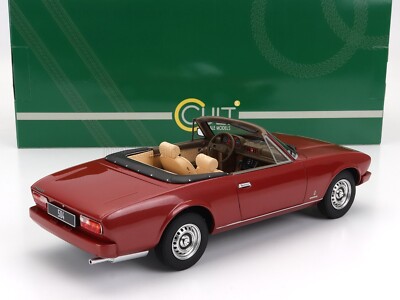 Peugeot 504 Cabriolet 1983 Noire – Miniature 1/18 Cult Models, Résine, Collection