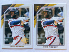 (2) 2022 Topps Gallery Luis Robert Private Issue Parallel SP #137/250 + Base