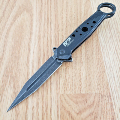 Smith & Wesson M&P Folding Knife 3.25'' Stainless Steel Blade Aluminum Handle