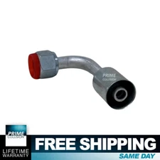 CLIMAPARTS Fitting 90 Degree Female Standard Aluminum O-Ring #10 w/ FERRULE