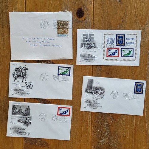 Collection Of United Nations First Day Covers 1960s - 1970s - Picture 7 of 13
