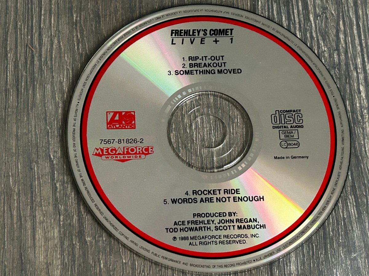 Frehley's Comet - Live 1 CD 1988 Megaforce Kiss Ace Original