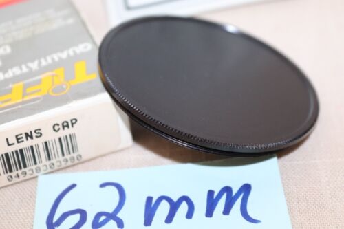 NEW Vtg TIFFEN 62mm FRONT LENS CAP, 62mm Metal Front Screw-In Lens Cap - MINT - Picture 2 of 6