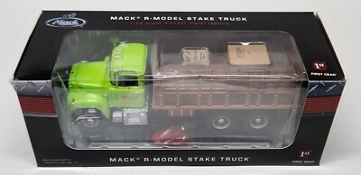 Mack R-Model Stake Truck Steiger Tractor Inc. By First Gear 1/34 Scale