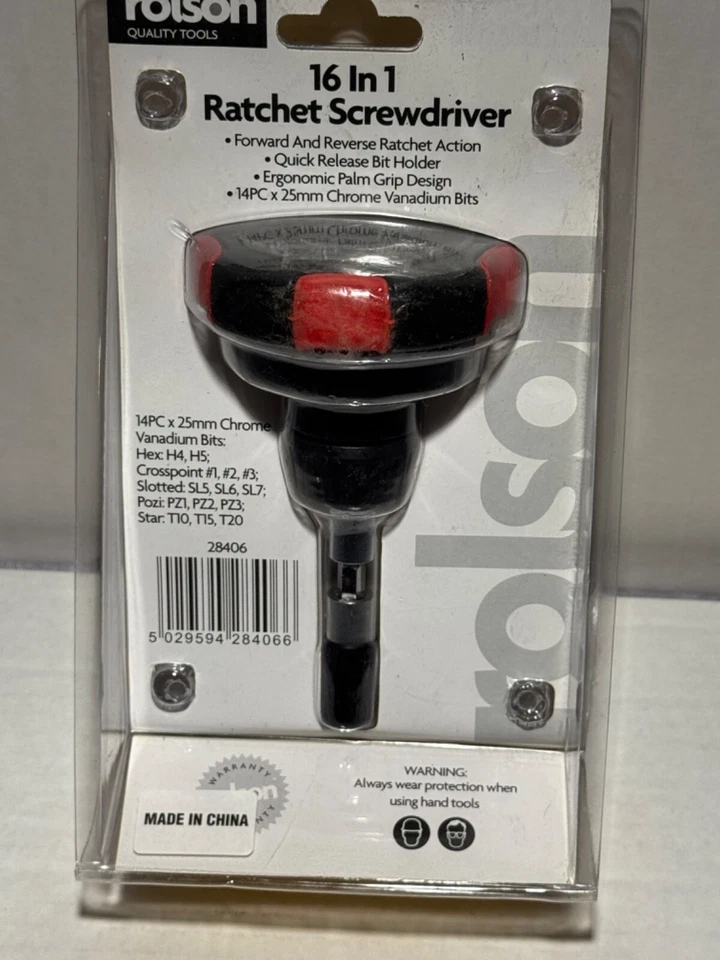 Rolson Ratchet 16-in-1 Screwdriver 28406 - Image 4 of 4
