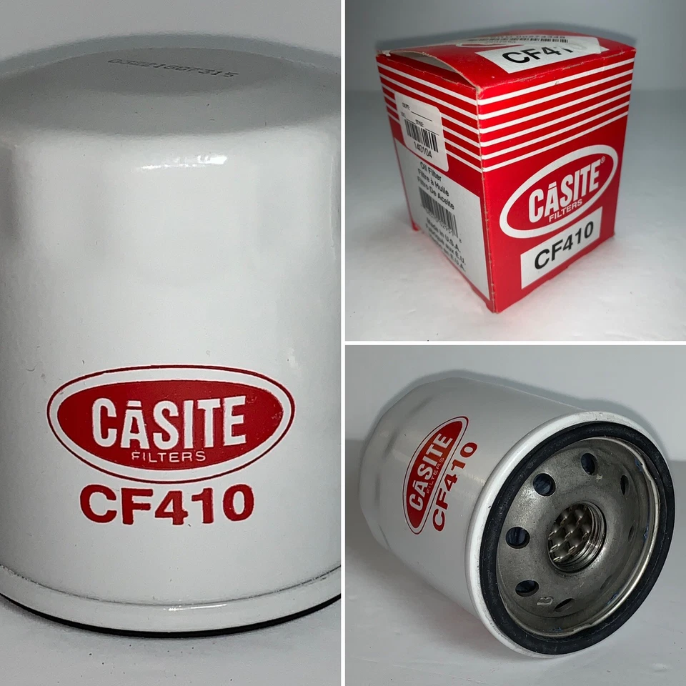 Castite Engine Oil Filter #CF410 Made in U.S.A. New In Box (Lot of 2 Filters) - Изображение 3 из 4