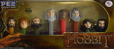 NEW! The Hobbit PEZ Candy Dispensers: 8-Pc Collector's Series-Limited/Numbered