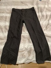 Vintage Wranglers Polyester USA Made Pants Mens Size 40x32 Black Grey