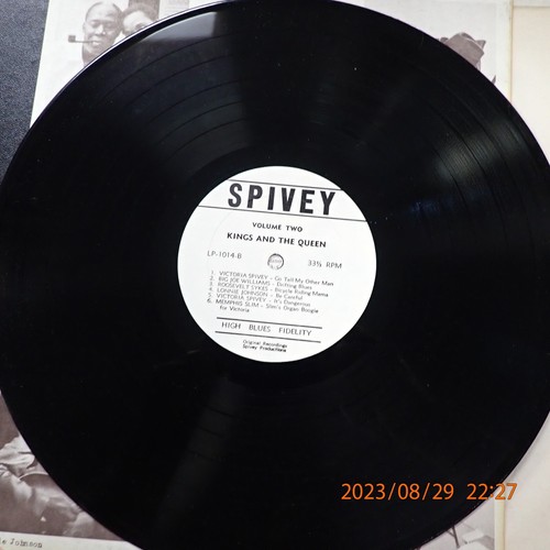 NM Kings And The Queen Vol Two Bob Dylan Memphis Slim Spivey Records ‎LP1012 - Picture 4 of 4
