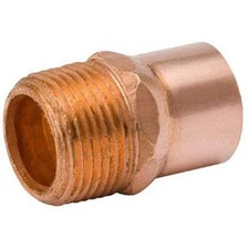 Mueller Industries W 01131P10 10-Pack 1/2-Inch Male Adapter Copper, Adapters