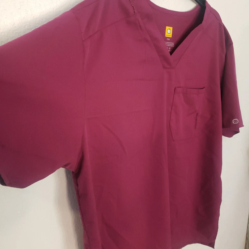 Blusa Médica Wonder Wink Pro Para Hombre Calce Moderno 6619 Talla Grande Púrpura Foto 4 de 4