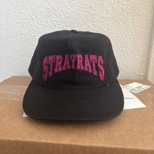 Stray Rats Arch Logo Snapback Black Red Made In The Usa 2015