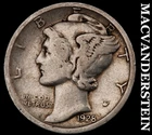 1928-D Mercury Dime- Silver- Scarce Better Date No Reserve #J1875