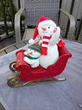 Hallmark Twinkling Sleigh Ride With Sound Light And Motion With Tags