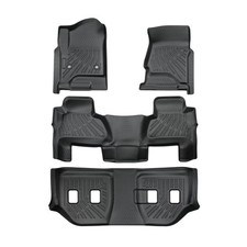 4pcs Floor Mats Black For Chevrolet Suburbangmc Yukon Xl 7seat 2015-2019 2020