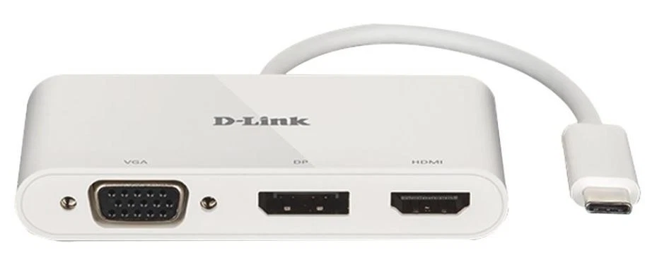 D-LINK - Penyesuai Paparan USB-C ke 3-in-1, DisplayPort HDMI VGA - Image 2 of 3