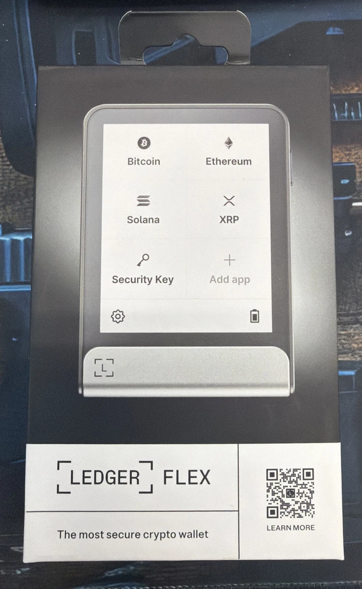 Ledger - Flex Crypto Hardware Wallet with Recovery Key - Graphite for sale  online | eBay