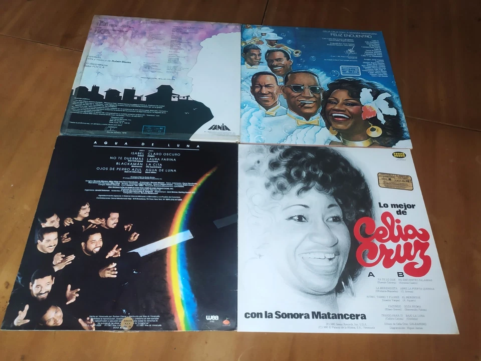 Celia Cruz Ruben Blades 4 Vinyl LPs Venezuela For A Single Price!! - Image 2 of 4