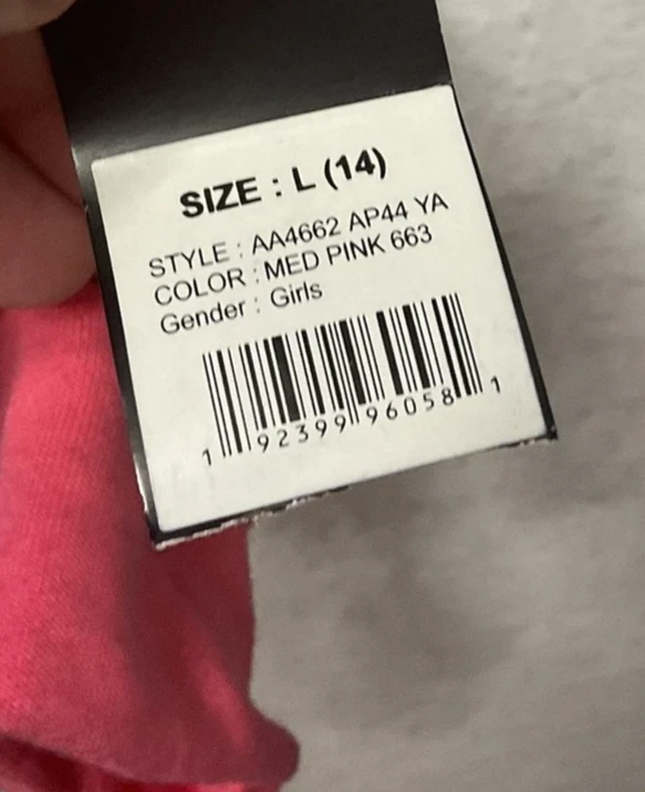 Adidas Sudadera Niñas Grande Mediana Rosa Logo Cuello Redondo Pullover AA4662 Foto 2 de 4