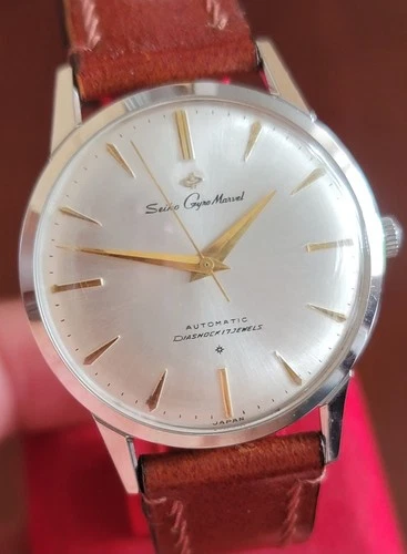 1960S VINTAGE SEIKO GYRO MARVEL 17J AUTOMATIC JAPAN MENS WATCH(Can't Ship  To US