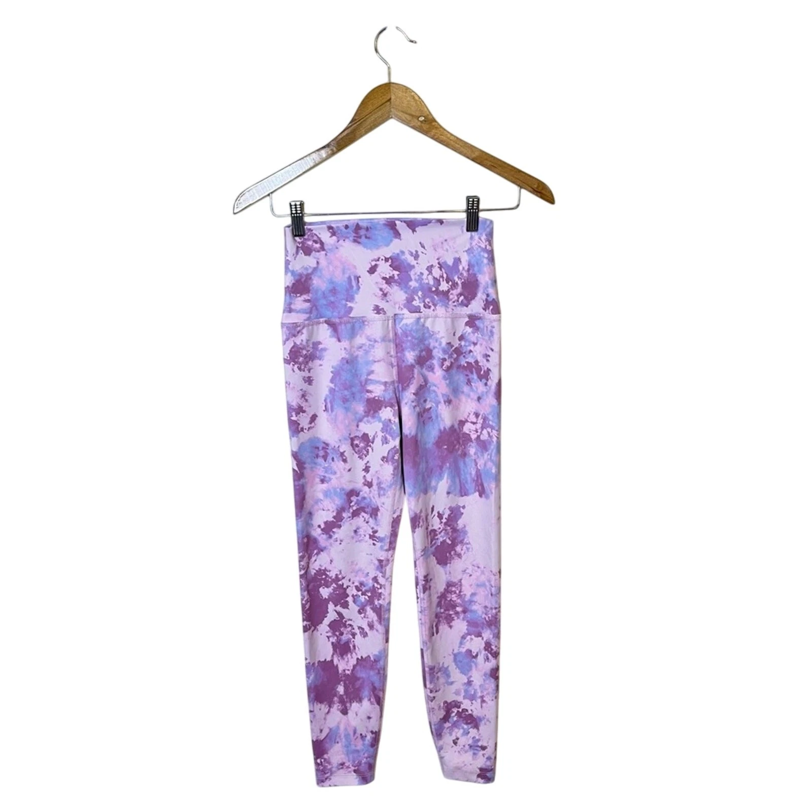 beyond-yoga printed high waisteded lilac lavender leggings