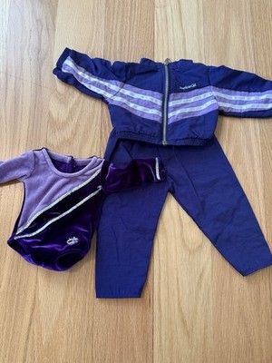 American Girl of Today Gymnastics Outfit 2001   Purple Jacket & Pants   Retired