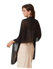 Mesh Shawls and Wraps for Evening Dresses Women Scarf Sparkly Scarve Glitter