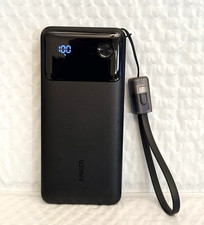 Anker - Power Bank w/ Digital Display 20,000mAh, 30W - Black  USED 