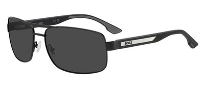 HUGO BOSS 1906/S R80 Matte Dark Ruthenium Grey Aviator Sunglasses Cal. 62