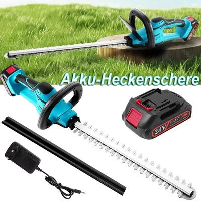 MARKENLOS Akku Heckenschere Strauchschere inkl. 24V Akku und Ladegerät for Makita Akku