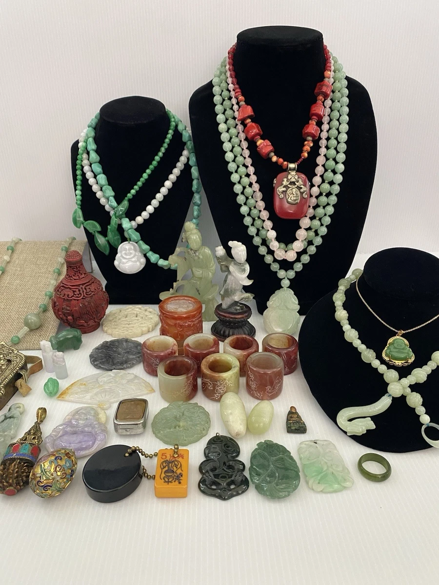 多色复古原始玉中国古董| eBay