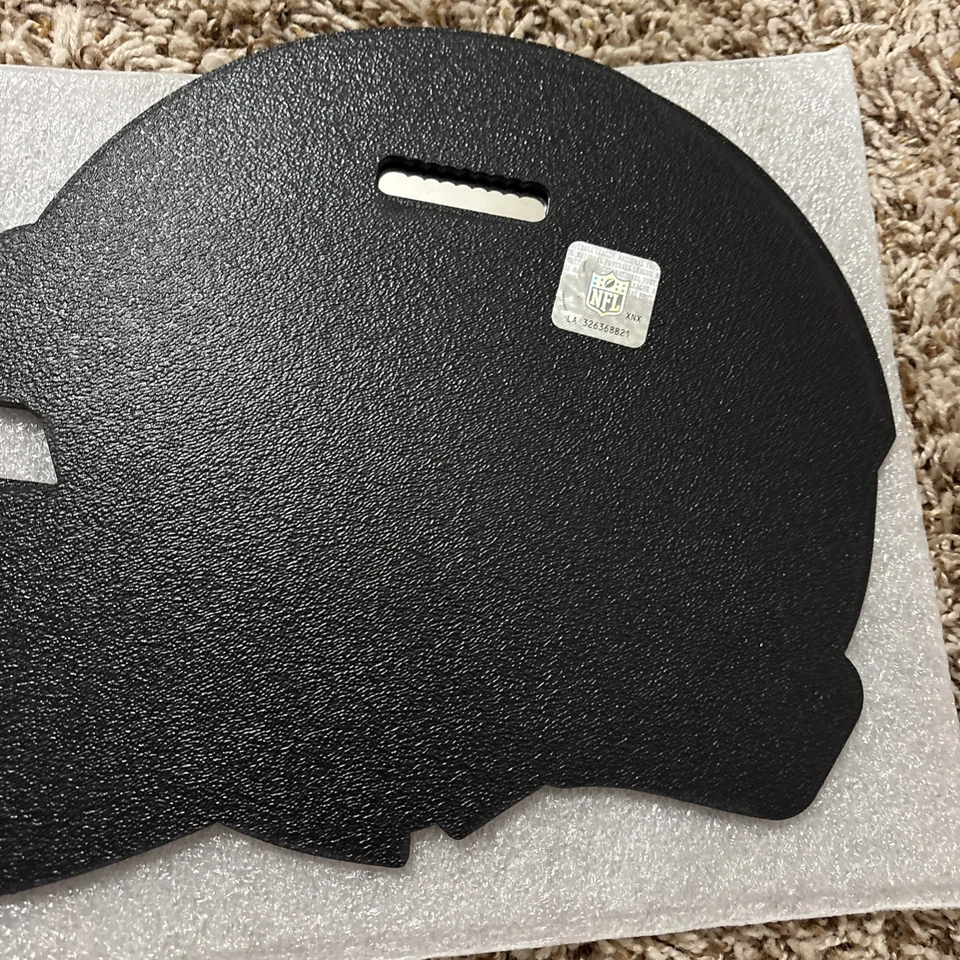 Alshon Jeffery ASSINADO Chicago Bears CAPACETE Placa Auto Com Matt Forte Auto - Imagem 4 de 4