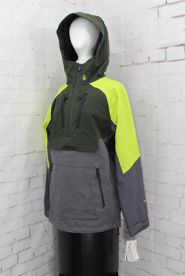 Volcom Brighton Pullover Snowboard Jacket, Men's Small Dark Grey - Image 3 of 4