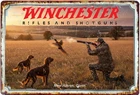 Winchester Arm Guns  Rifle Vintage Advertising up to 12 x 18 Tin sign METAL