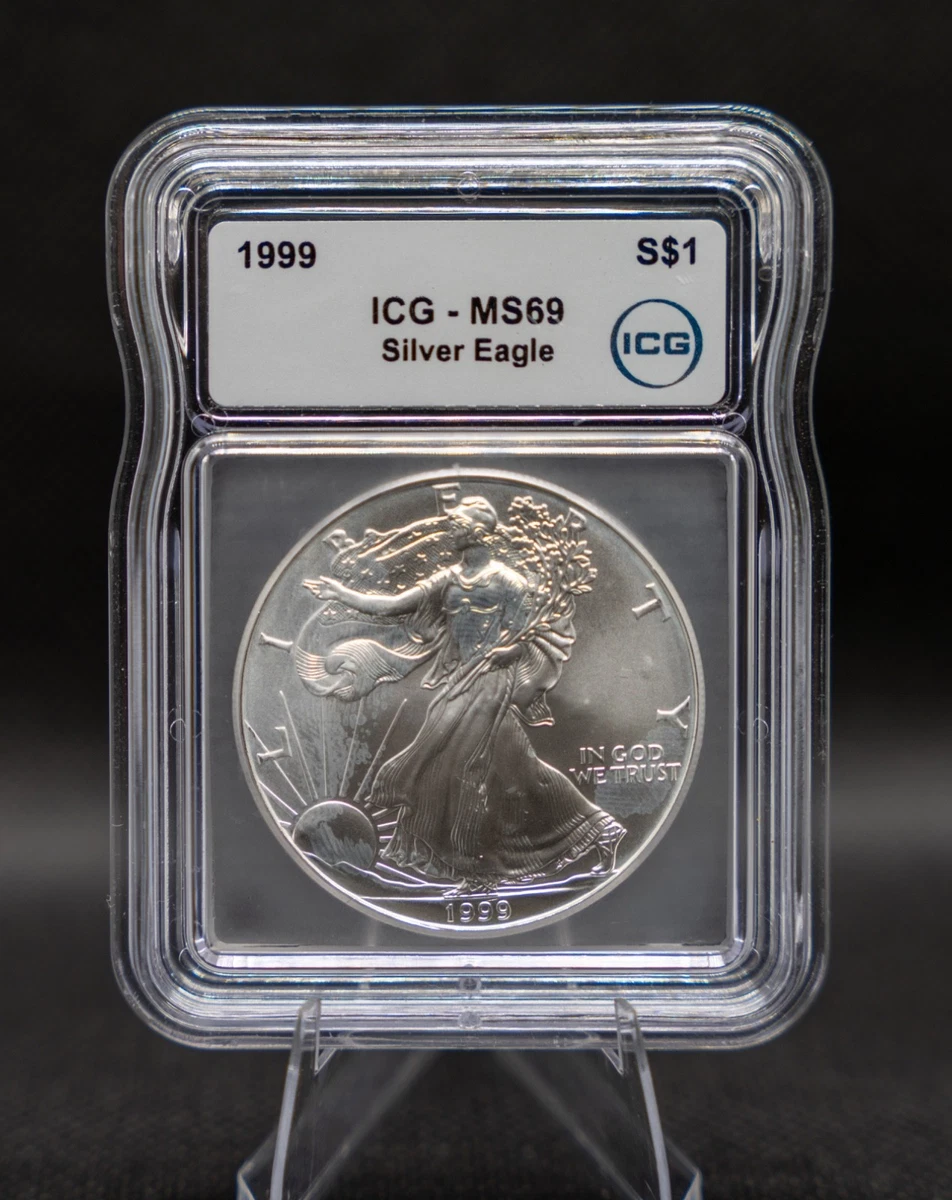American Eagle MS 69 Graded 1999 Silver Bullion Coins for sale | eBay