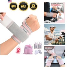 Carpal Tunnel Wrist Brace for Right Left Hand 2 Pack, Wrist Support Wraps for...