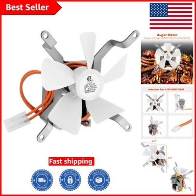 White Induction Fan Kit for All Wood Pellet Grills - DIY Easy Install