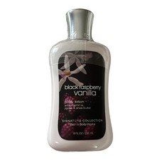 Bath  Body Works BLACK RASPBERRY VANILLA Lotion Signature Collection Sealed