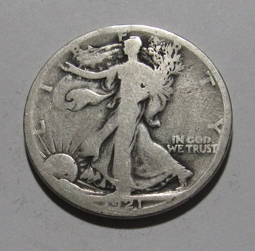 Photo of a 1921-S Walking Liberty Half Dollar from an eBay listing that sold on Jul 18, 2026