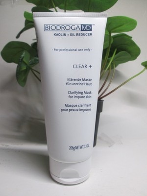 BIODROGA CLEAR clarifying mask 206g/7.3 oz     pro size   NEW
