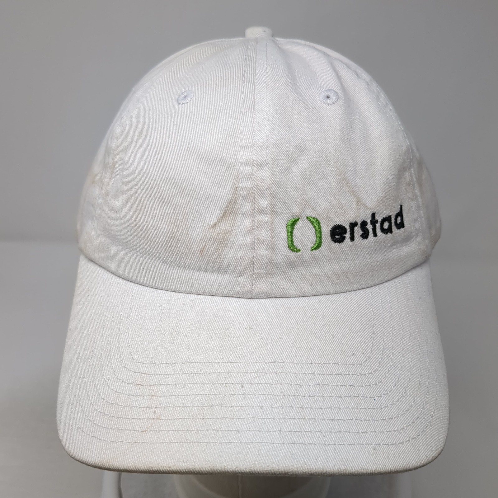 Ersfad Slideback Hat Solid White One Size Embroid… - image 2